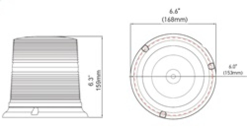Hella StrobeType Beacon 2Wb H27117001