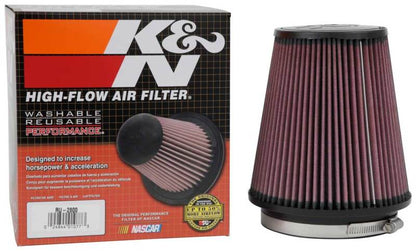 K&N Filter Universal Rubber Filter 5 inch Flange 6 1/2 inch Base 4 3/8 inch Top 7 inch Height RU-2800
