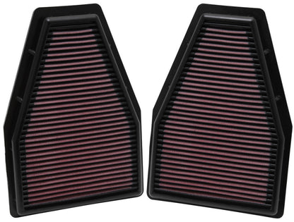 K&N Replacement Air Filter 12-13 Porsche 911 3.4L / 12 911 3.8L / 13 911 3.6L / 13 911 Carrera 3.8L 33-2484