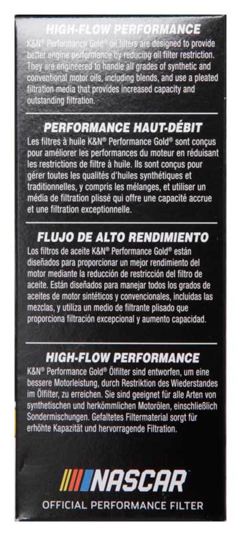 K&N Performance Oil Filter for 09-16 Porsche HP-7036