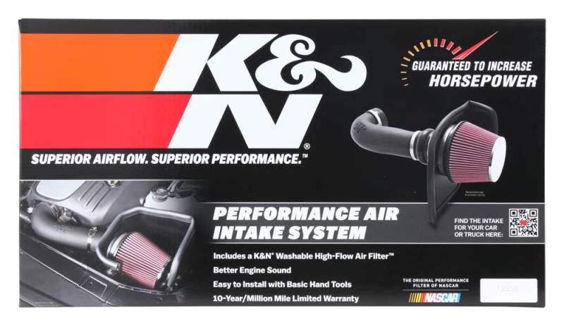 K&N 19-20 Jeep Cherokee L4-2.4L Performance Air Intake Kit 77-1577KS