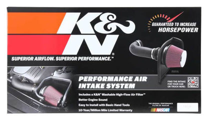 K&N 19-20 Jeep Cherokee L4-2.4L Performance Air Intake Kit 77-1577KS