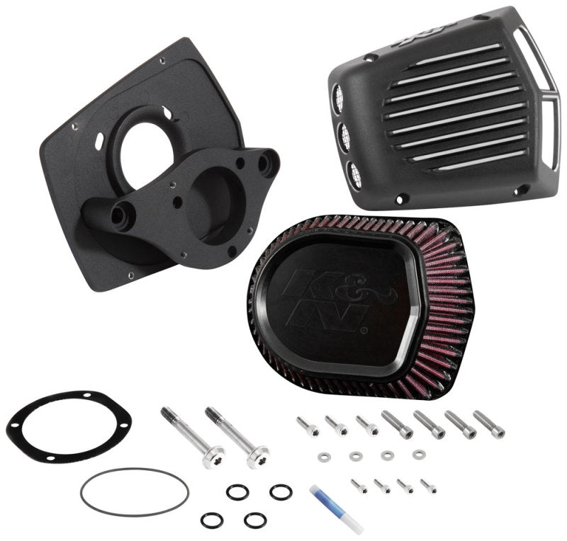 K&N Street Metal Intake System Shaker for 2017 Harley Davidson Touring RK-3955