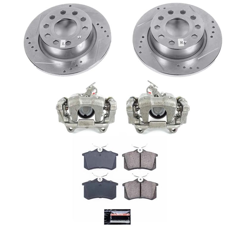 Power Stop Z17 Evolution Plus Stock Replacement Brake Kits with Calipers KCOE5671A