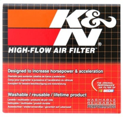 K&N Universal Chrome Filter 2.125 in Flange ID / 3in Base OD / 2in Top OD / 2.75in Height RC-2340