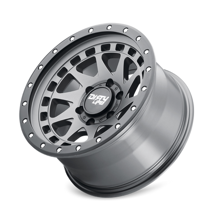 Dirty Life Wheels 9311 Enigma Pro Street Series Satin Graphite Wheels 9311-7973MGT12