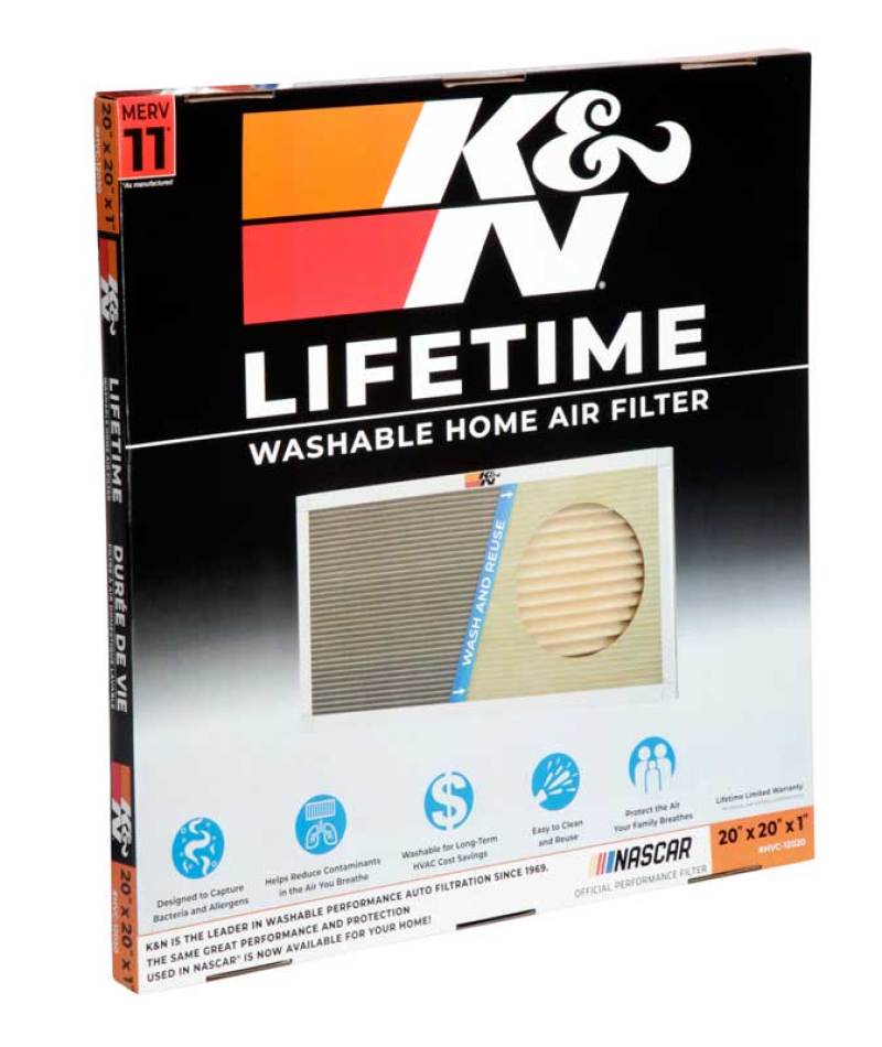 K&N HVAC Filter - 20 x 20 x 1 HVC-12020