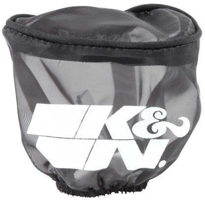 K&N Air Filter Wrap Black Oval Tapered 3.75in Base I/S Width x 2.5in Top I/S Width x 2.75in H RU-2780DK