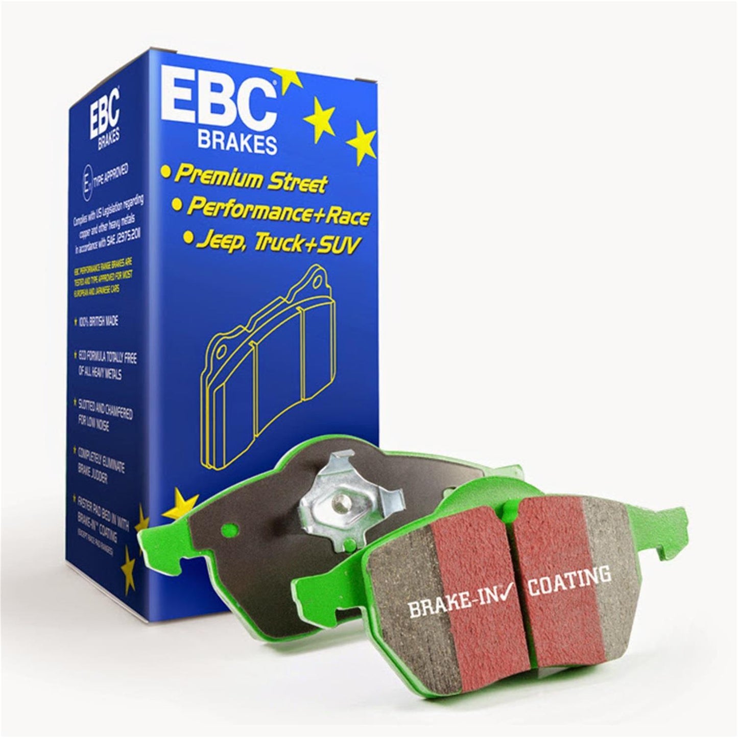 EBC Greenstuff Passenger Car Organic Brake Pads DP2114
