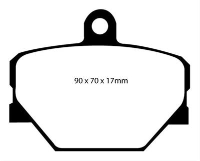 EBC Greenstuff Passenger Car Organic Brake Pads DP21287