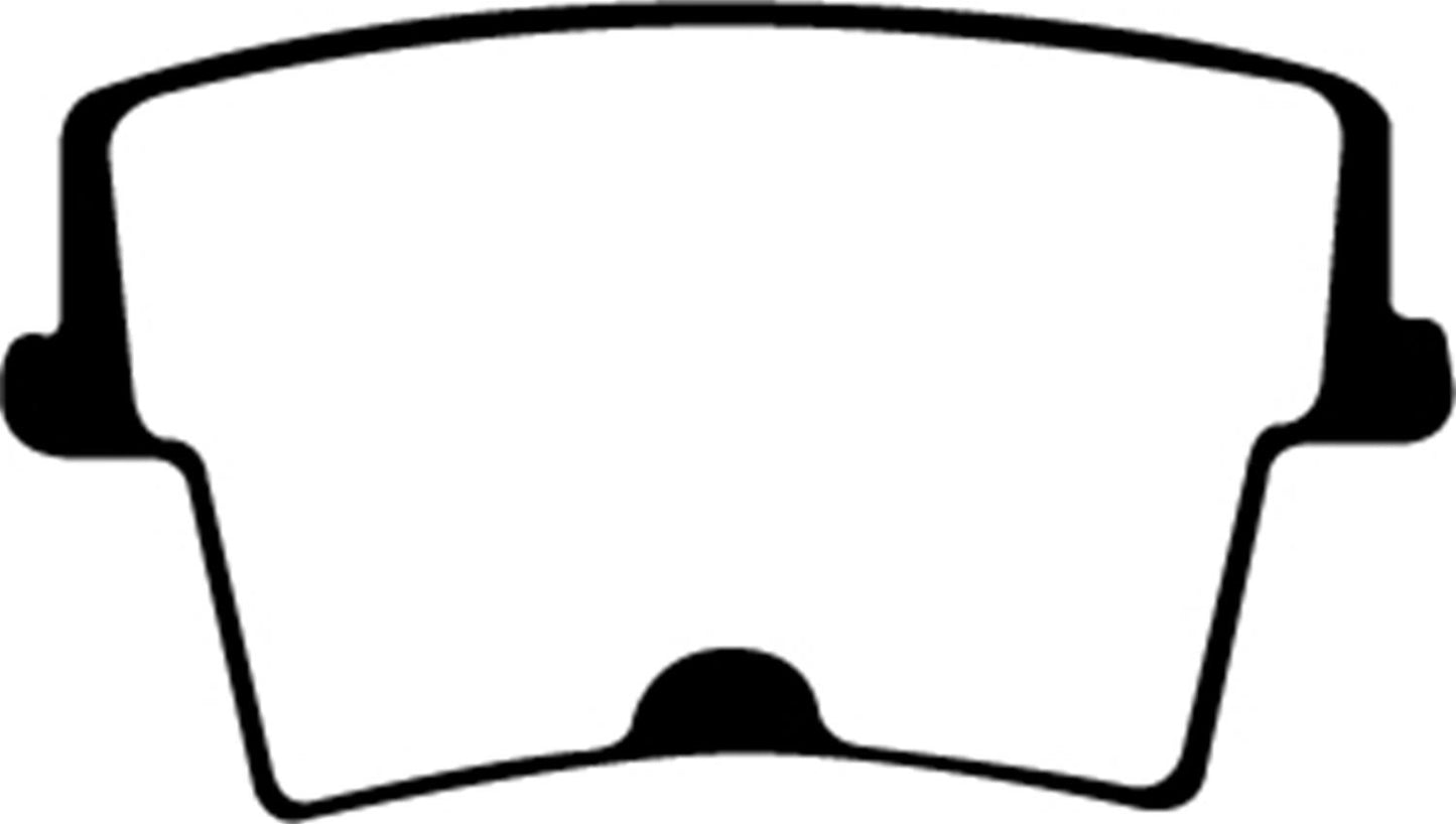 EBC Greenstuff Passenger Car Organic Brake Pads DP21722