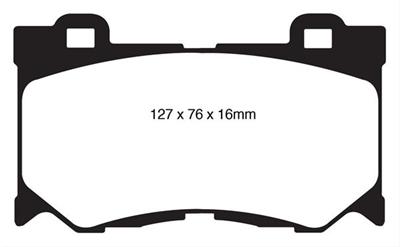 EBC Greenstuff Passenger Car Organic Brake Pads DP21823