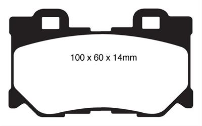 EBC Greenstuff Passenger Car Organic Brake Pads DP21824