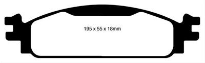 EBC Greenstuff Passenger Car Organic Brake Pads DP21825