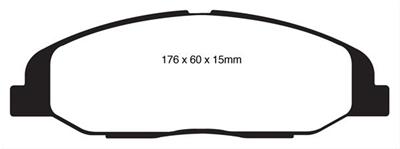 EBC Greenstuff Passenger Car Organic Brake Pads DP21827