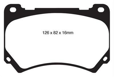 EBC Greenstuff Passenger Car Organic Brake Pads DP21849
