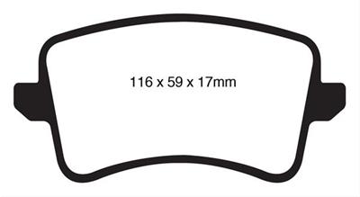 EBC Greenstuff Passenger Car Organic Brake Pads DP21988