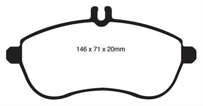 EBC Greenstuff Passenger Car Organic Brake Pads DP21989