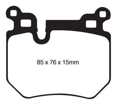 EBC Greenstuff Passenger Car Organic Brake Pads DP21996