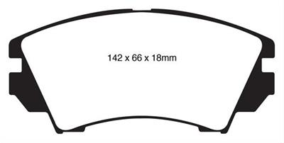 EBC Greenstuff Passenger Car Organic Brake Pads DP22014