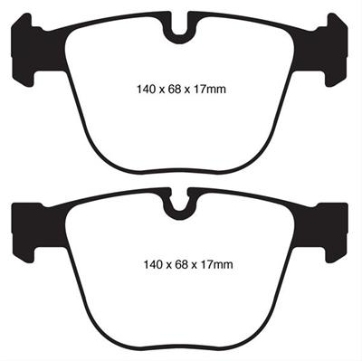 EBC Greenstuff Passenger Car Organic Brake Pads DP22020
