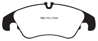 EBC Greenstuff Passenger Car Organic Brake Pads DP22022