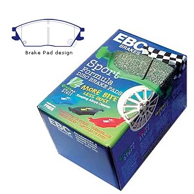 EBC Greenstuff Passenger Car Organic Brake Pads DP2803