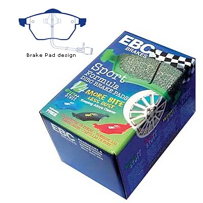 EBC Greenstuff Passenger Car Organic Brake Pads DP2836