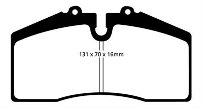 EBC Redstuff Ceramic Brake Pads DP31014C