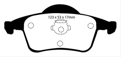 EBC Yellowstuff Brake Pads DP41231R