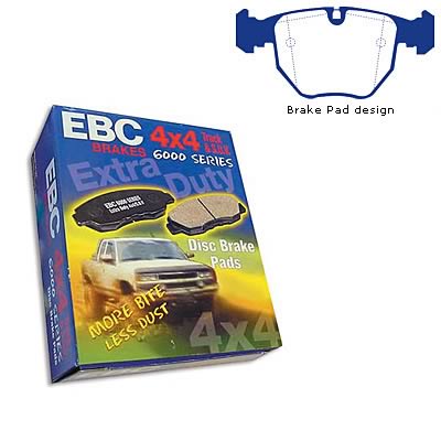 EBC Greenstuff Elite SUV and Light Truck Organic Brake Pads DP61036