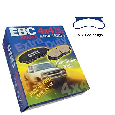 EBC Greenstuff Elite SUV and Light Truck Organic Brake Pads DP61258