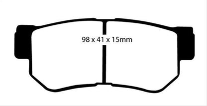 EBC Greenstuff Elite SUV and Light Truck Organic Brake Pads DP61392