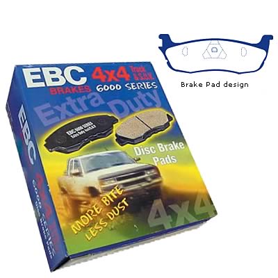 EBC Greenstuff Elite SUV and Light Truck Organic Brake Pads DP61601