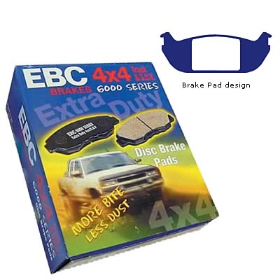 EBC Greenstuff Elite SUV and Light Truck Organic Brake Pads DP61686