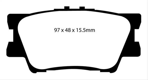 EBC Greenstuff Elite SUV and Light Truck Organic Brake Pads DP61793
