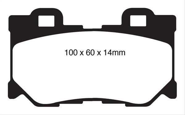 EBC Greenstuff Elite SUV and Light Truck Organic Brake Pads DP61824