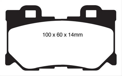 EBC Greenstuff Elite SUV and Light Truck Organic Brake Pads DP61824