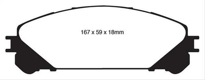 EBC Greenstuff Elite SUV and Light Truck Organic Brake Pads DP61837
