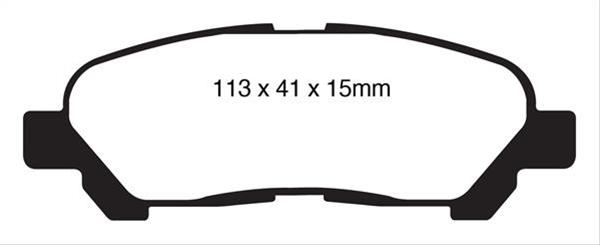 EBC Greenstuff Elite SUV and Light Truck Organic Brake Pads DP61838