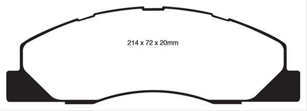 EBC Greenstuff Elite SUV and Light Truck Organic Brake Pads DP61847