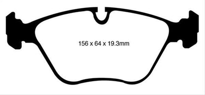 EBC Greenstuff Elite SUV and Light Truck Organic Brake Pads DP61994
