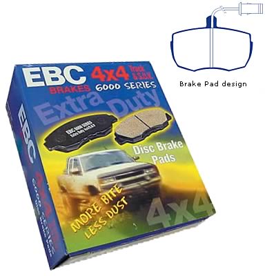 EBC Greenstuff Elite SUV and Light Truck Organic Brake Pads DP6622