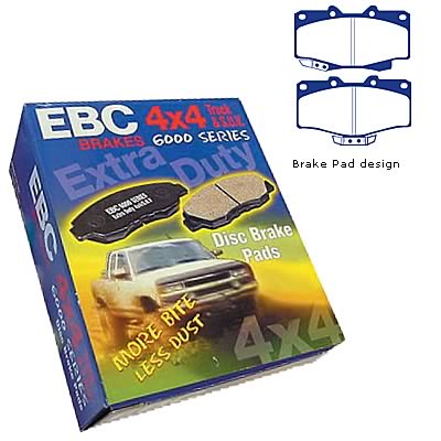 EBC Greenstuff Elite SUV and Light Truck Organic Brake Pads DP6807