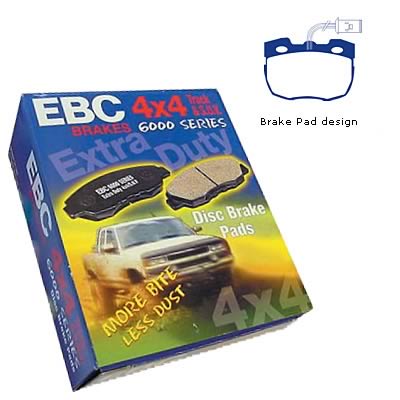 EBC Greenstuff Elite SUV and Light Truck Organic Brake Pads DP6814