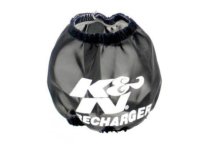 K&N Universal Precharger Round Tapered Air Filter Wrap Black 3in Base ID x 2in Top ID x 3in H 22-8028PK
