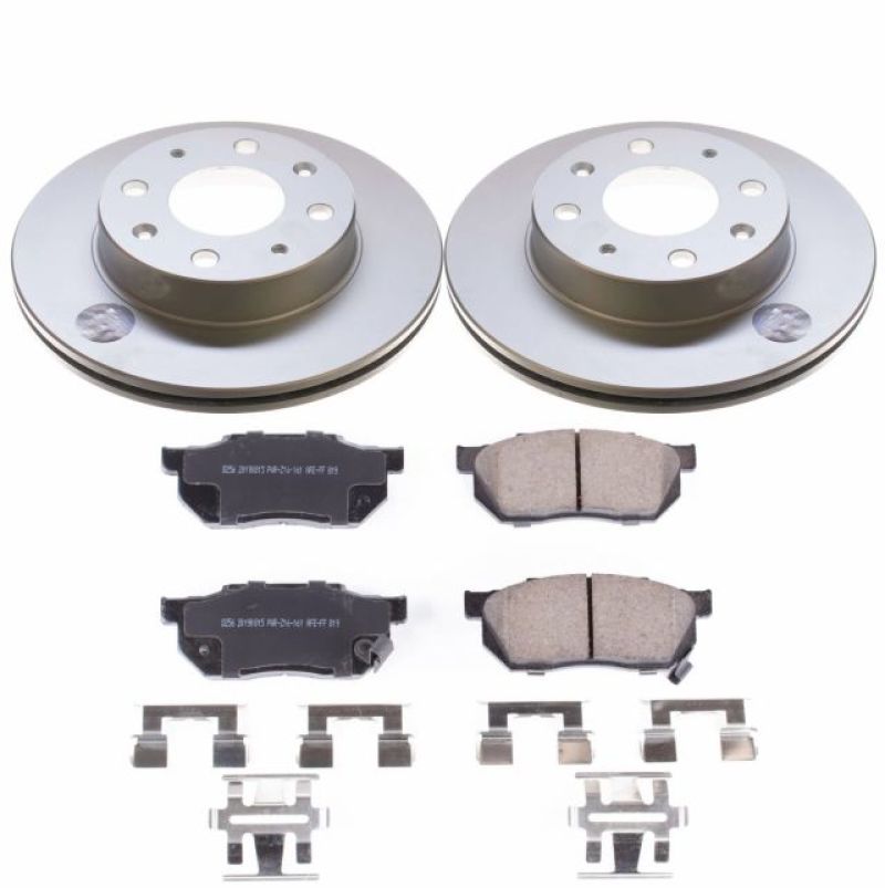 Power Stop Z17 Evolution Plus GEOMET Coated Brake Kits CRK4795