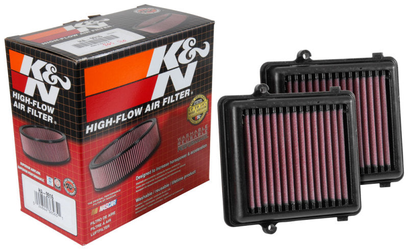 K&N 16-17 Honda CRF1000L Africa Twin 998 Replacement Drop In Air Filter (2 Per Box) HA-9916