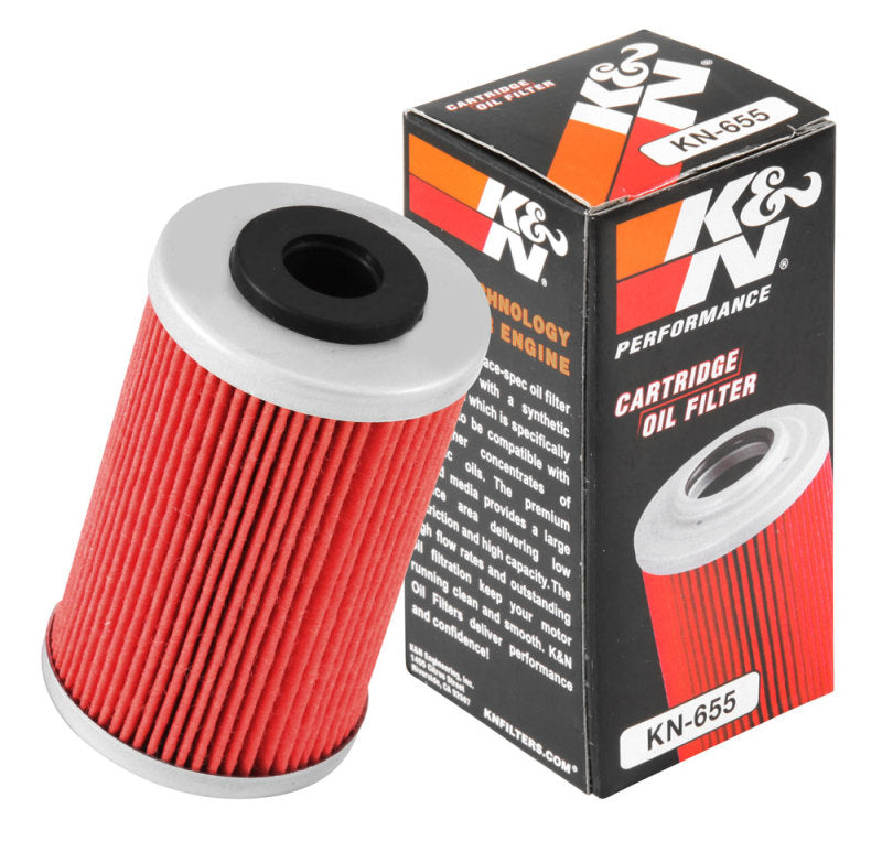 K&N 1.625in OD x 2.719in H Oil Filter KN-655