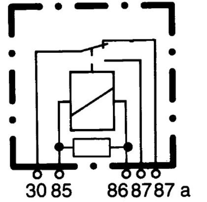 Hella Relay 12V 20/40A Spdt Res Bkt 007794037